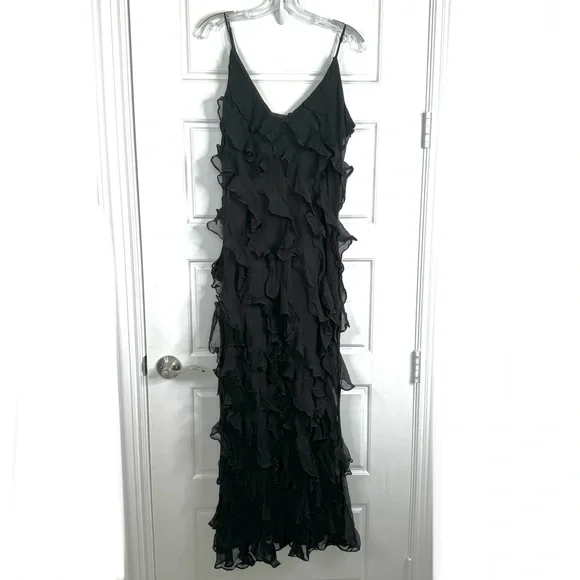 chinese dress ladies Rosalinda Ruffle Maxi Dress